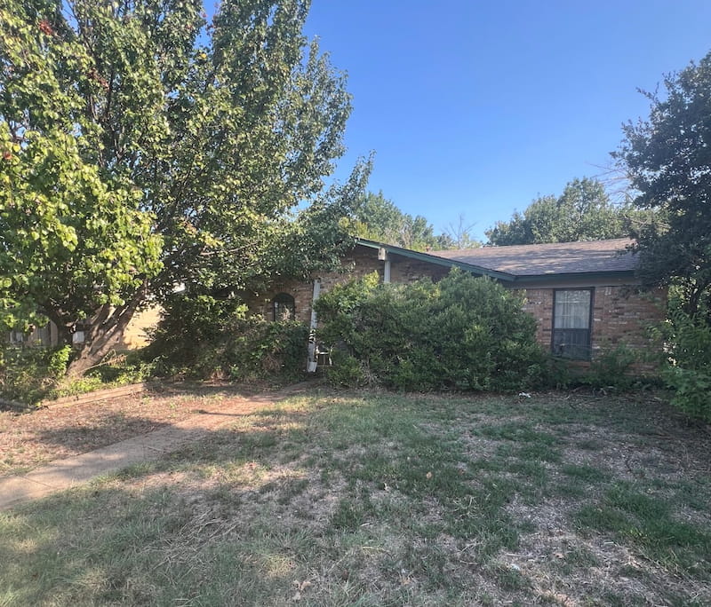 Distressed house we bought in Texas